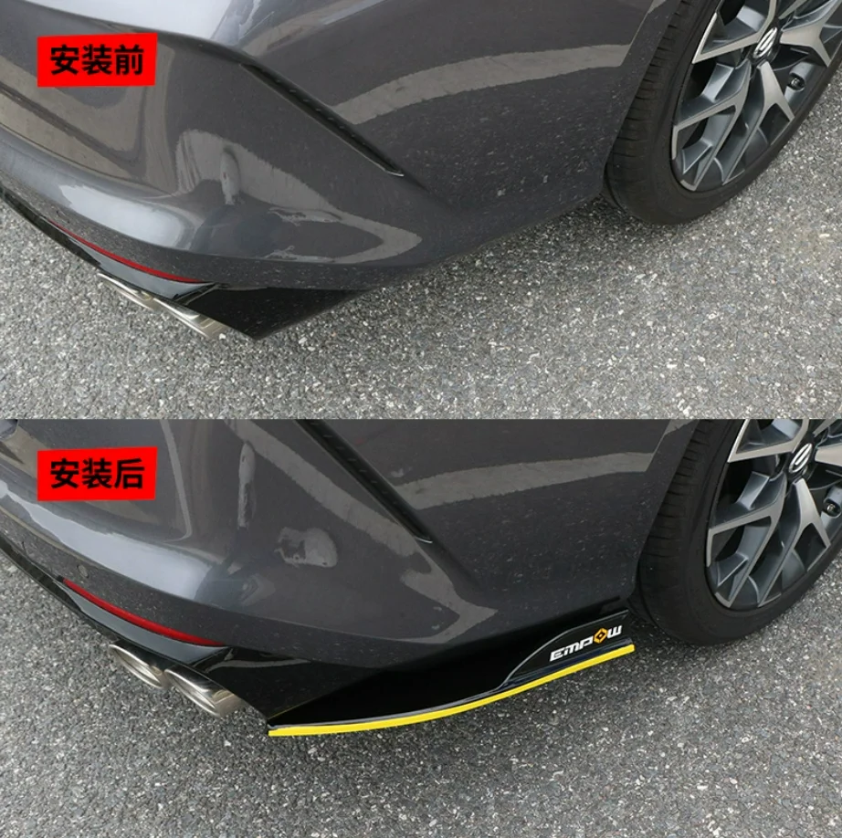 For Trumpchi GAC Empow 2022 2023 Exterior Accessories Lower Protection Angle Of Rear Car Corner Protector 2PCS
