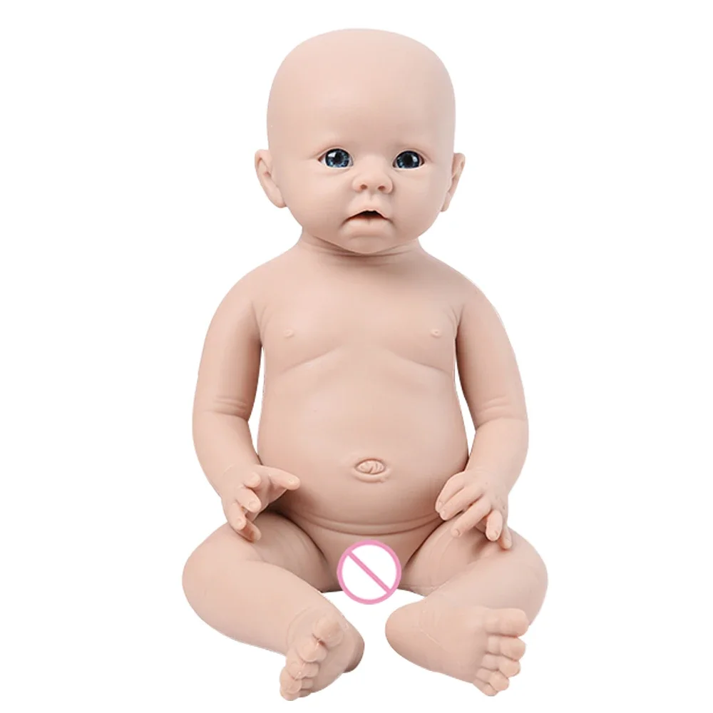 IVITA 100% Silicone Reborn Baby Dolls Unpainted Realistic Baby Dolls Lifelike Newborn Wholesale Toys DIY Blank Toys Kit for Kids