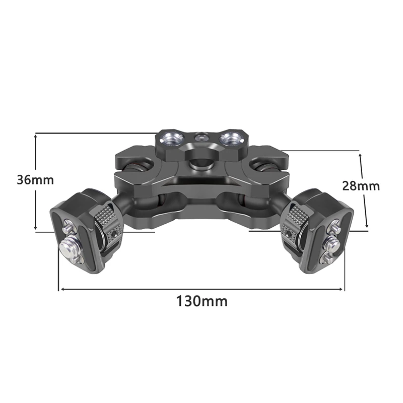 Doppelte Kugelköpfe Magic Arm 1/4'' 3/8'' Schraube für DSLR Kamera Monitor Mikrofon Video Licht Super Clamp Kamera Käfig Halterung – Detail 14