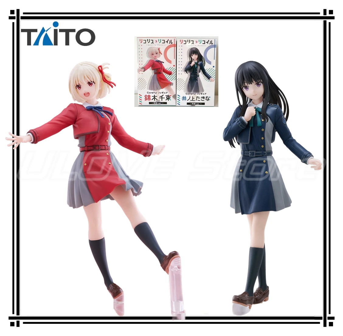 オリジナル TAiTO CorefulTreasure ドール リコリス・リコイル 錦木千里 岩井滝菜 アニメーションフィギュアモデルギフト