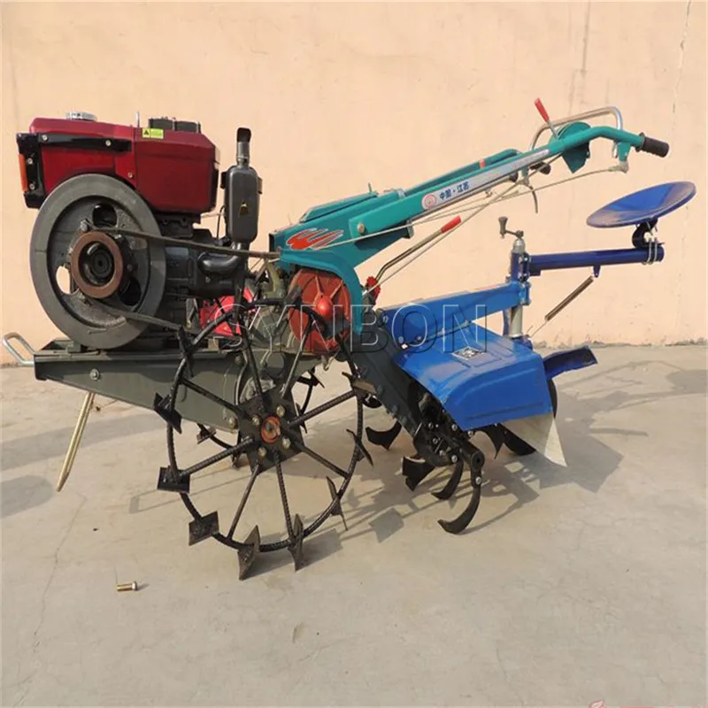 SYNBON 8hp10hp 11hp Farm Mini Diesel Power Tiller Two Wheel Walking Hand Tractor