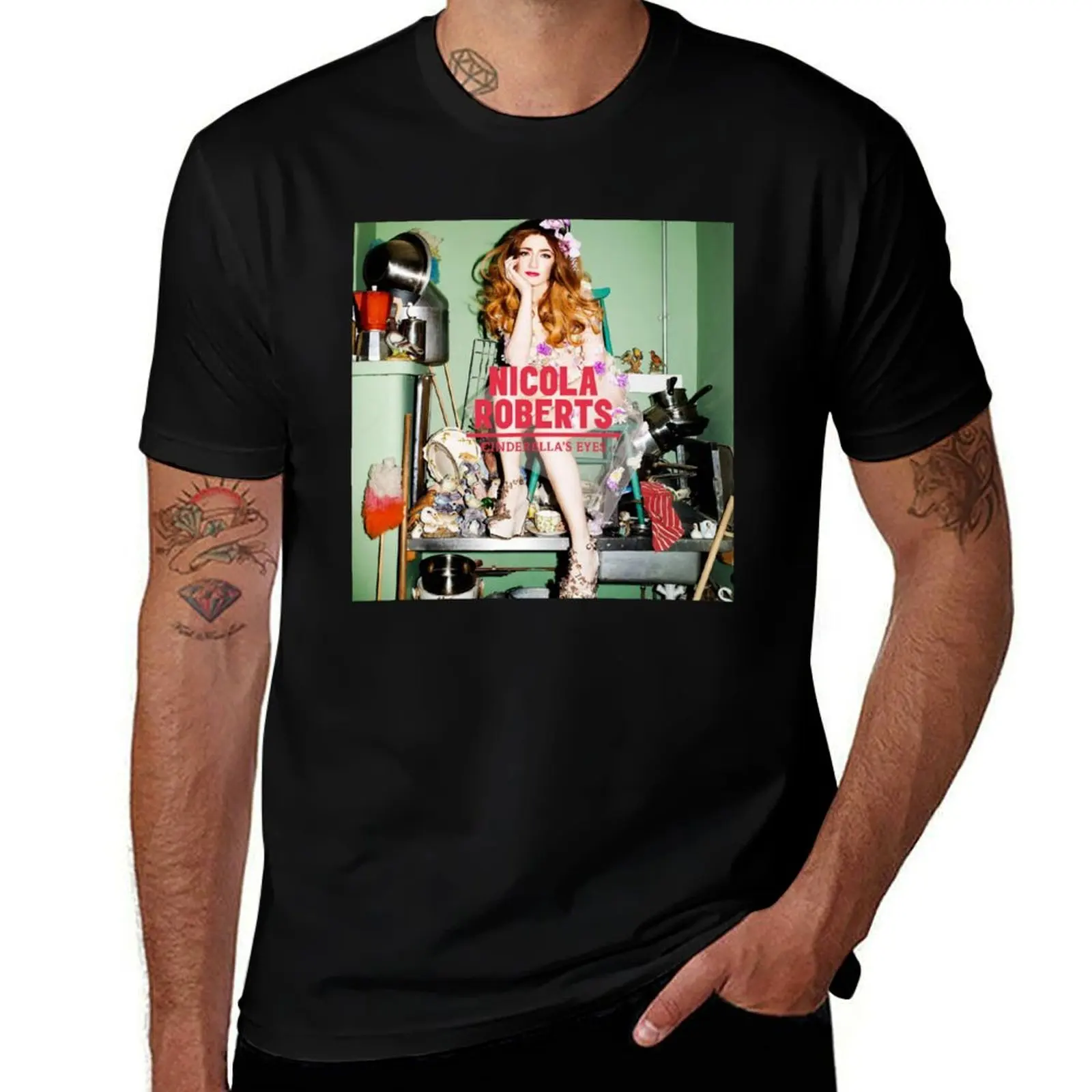 Nicola Roberts Cinderella39s Eyes27 T-Shirt customs cute clothes oversized t shirt anime clothes cotton t shirt men