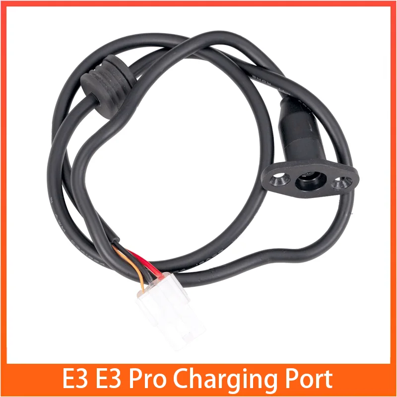 Original Charging Port Replacement for Ninebot E3 Pro E3 Electric Scooter Parts Charger Plug Terminal Adapter Cable Accessories