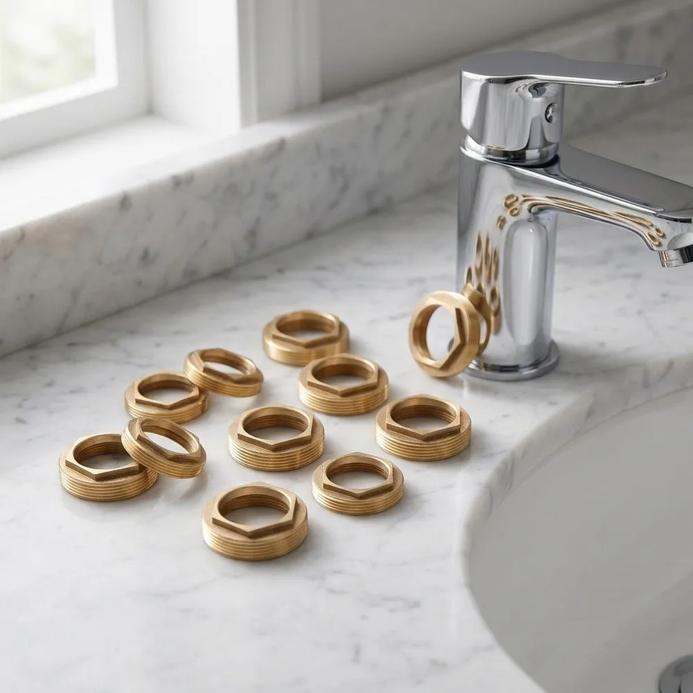 35mm Faucet Cartridge Retainer Nut for Replacement and Upgrade of Existing Tap Valve Covers Compatible with Common Faucet Brands