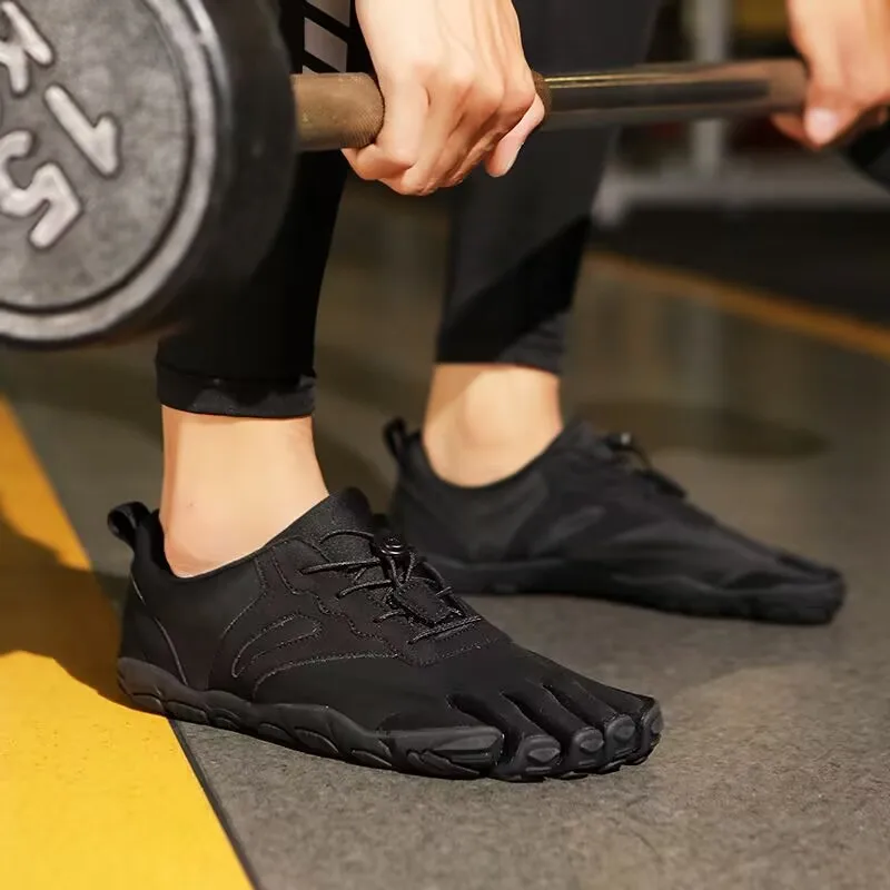 Original Breathable and Non Slip Professional Five Finger Shoes Anti Slip Fitness Women Yoga Shoe Soft Soled Weightlifting Shoe