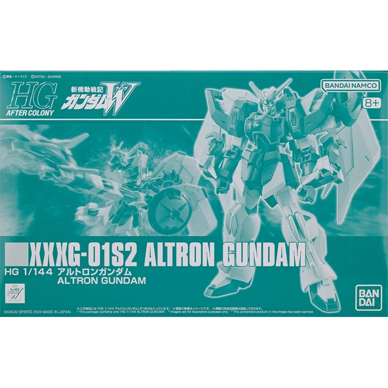 Spot Direct Delivery Bandai Original Anime GUNDAM Model HGAC 1/144 XXXG-01S2 ALTRON GUNDAM Action Figure PB Toys for Kids Gift