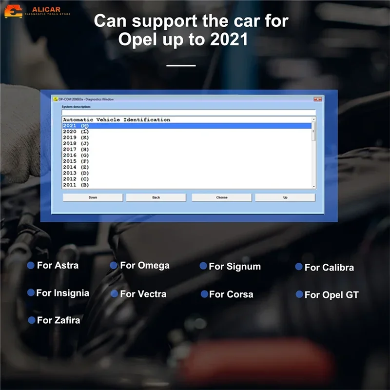 OPCOM 200603a With Latest Software Link Diagnostic Tools for Opel with Can Support and Windows XP/7 Compatibility