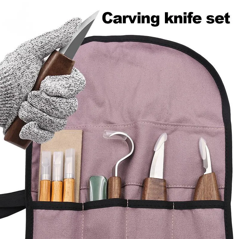 

Wood Carving Knife Carving Chisel Stainless Steel Sharp-edged Wood Cutter Gouge Chisels DIY Woodworking Carving Tools Set