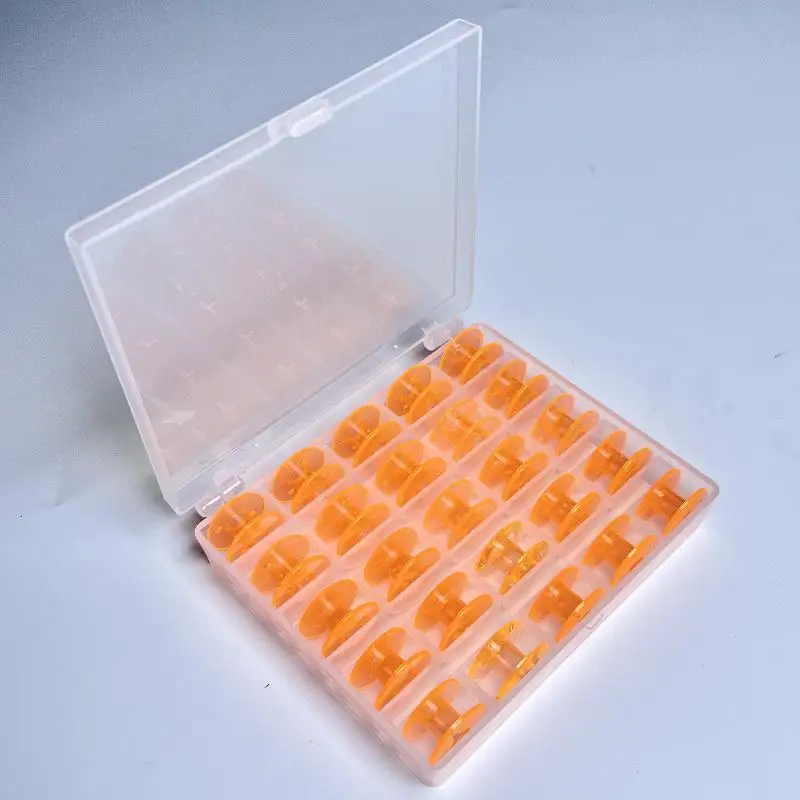 Sewing Machine Bobbins Set with Shockproof Storage Case Pre Wound Assorted Threads for Professional Tailor Sewing Work