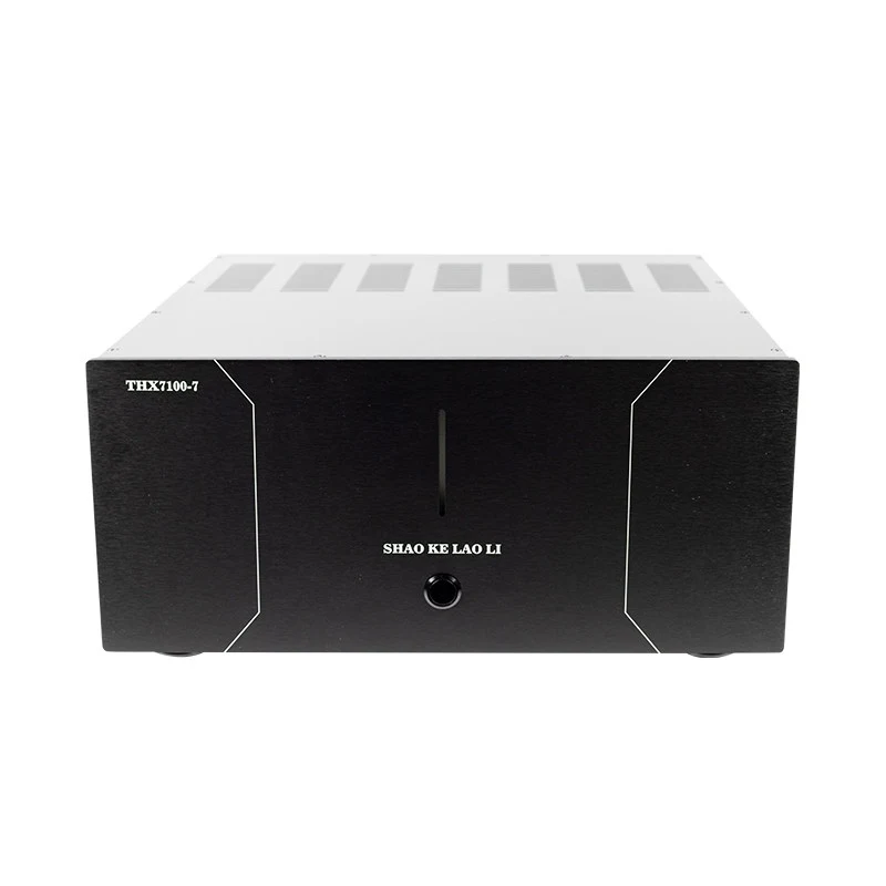 L-012 P-7100-7 High Power 7-Channel HiFi Electronic Crossover Home Theater Power Amplifier, 150W×7 8Ω, Replica Accuphase P-7100