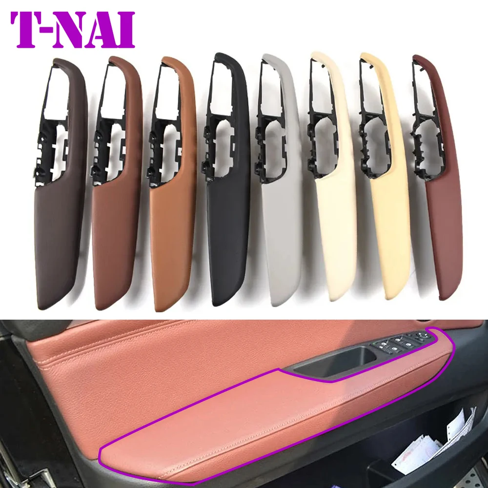 

LHD Left Hand Driver Interior Door Handle Armrest Leather Outer Frame Bracket Replacement For BMW X5 X6 E70 E71 E72 2007-2013