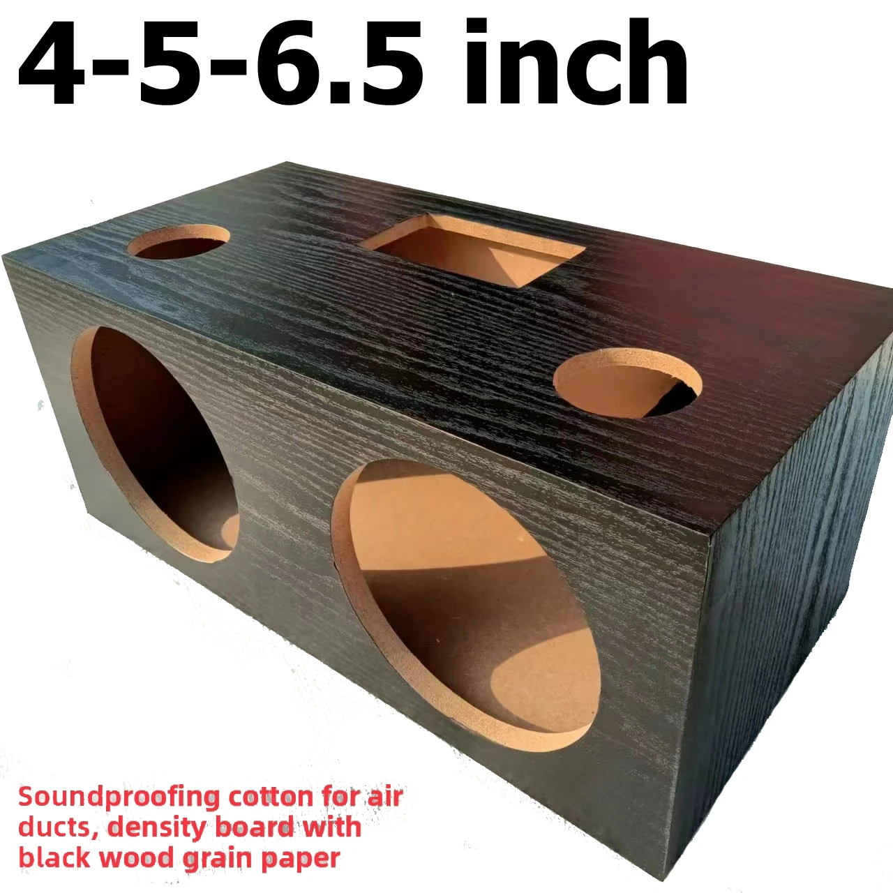 4 5 6,5 Zoll Aktiv- und Passiv-Subwoofer-Gehäuse, Heimlautsprecherbox, Verstärker-Port, DIY-Box