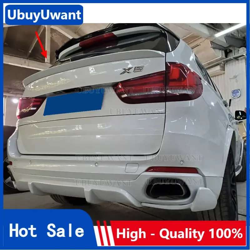 

F15 X5 Middle Spoiler Carbon Fiber Rear Wing Trunk Lip Spoiler For Bmw X5 F15 35i 40i 50i 28i Car Styling 2013-2018