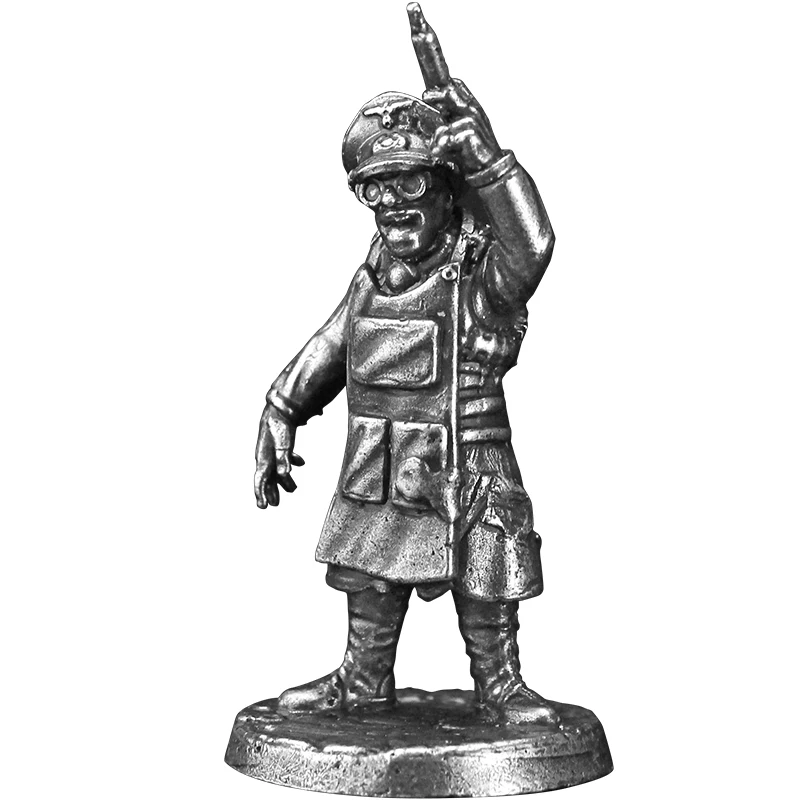 Metal Military World War II German Army Zombie Soldier Model Action Figures Corps Toys Board Game Piece Ornament Accessories