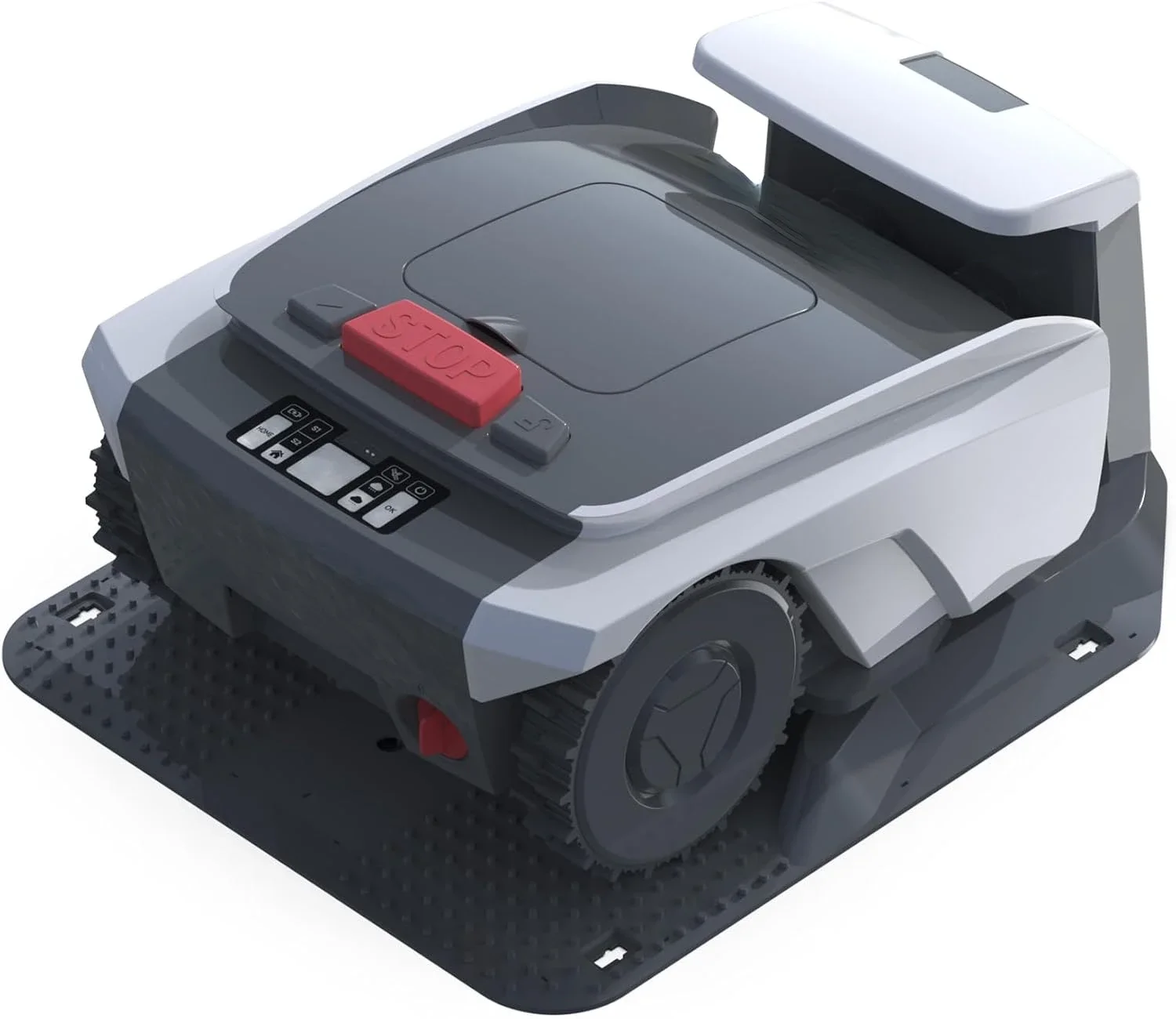 Automatic Robotic Lawn Mower with Bluetooth APP Control and GPS Path Planning,