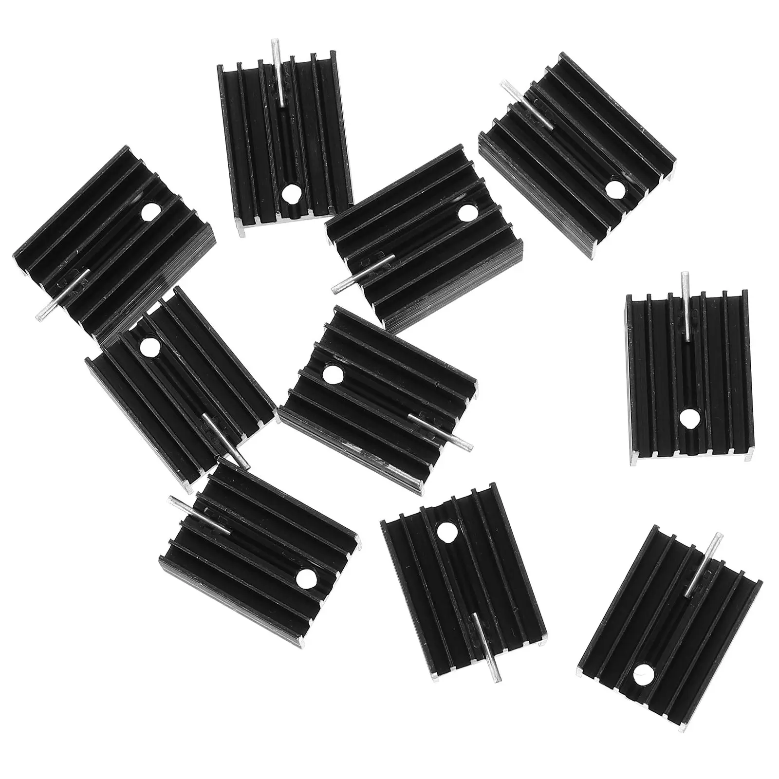 10 шт. TO220 радиатор 20x15x10 мм алюминиевый регулятор напряжения охлаждения набор радиаторов мощность полупроводниковый кулер для ноутбука