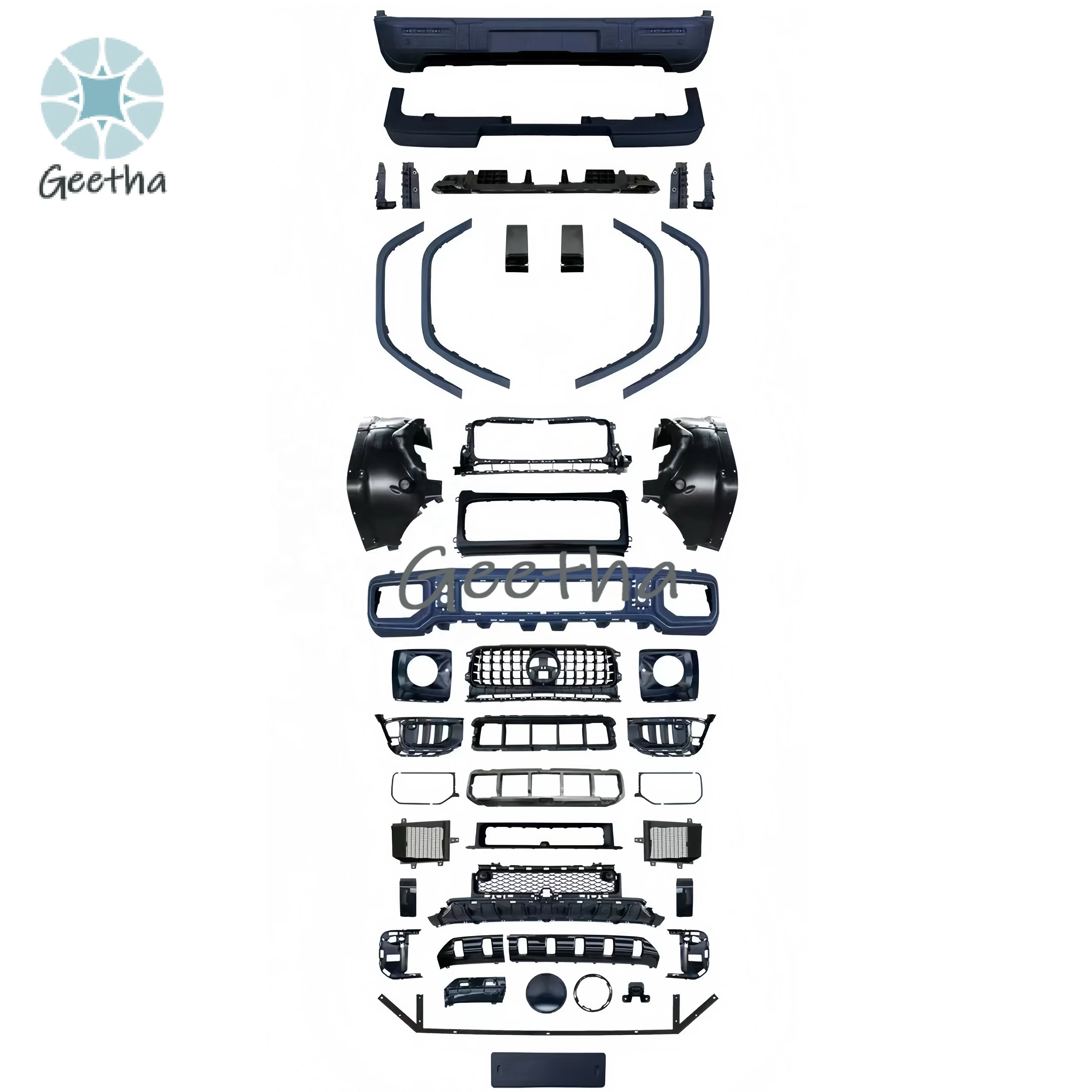 

2025 G63 Facelift Full BodyKit for Mercedes Benz G Class G Wagon W463A W464 Facelift to 2025 W465 New G63 AMg Body Kit