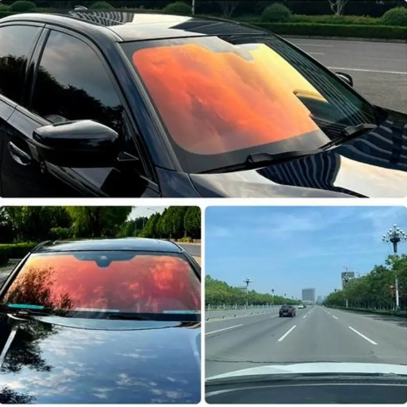 2025 SKSFilm Farbwechselnde Nano-Keramik-Fensterfolie UVR 99 % Chameleon Tint HD Clear UV IR Block Solar Control für Auto SUV Auto