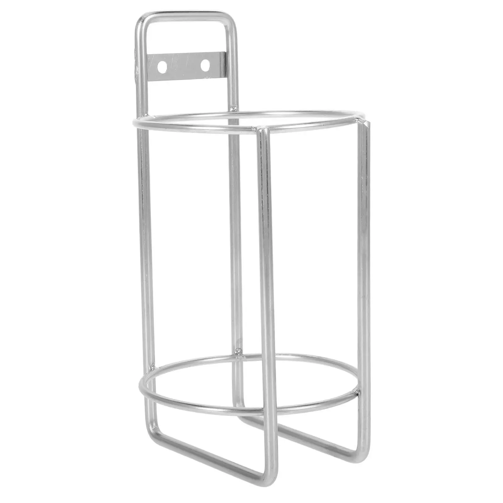 

Stainless Steel Cup Holder Wall Mounted Water Bottle Holder for Office Workshop Workstations Stable Large Capacity Bottle
