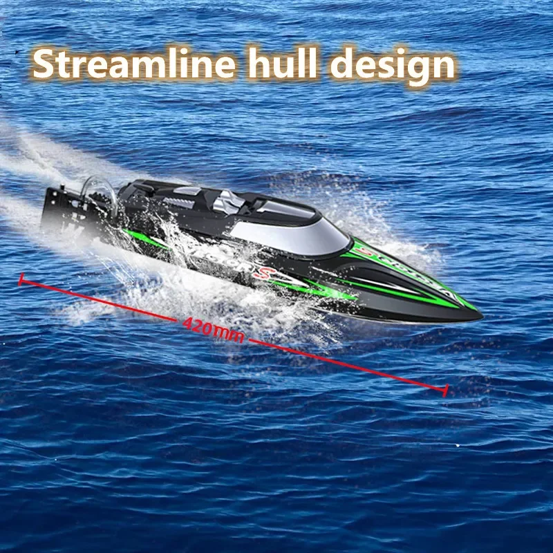 

60KM/H Brushless Capsized Reset High Speed Remote Control Boat 2.4G 200M Closed Waterproofing Reverse Function RC Speedboat