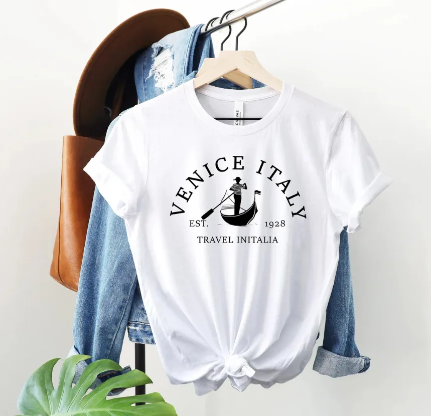 

Venice Italy T-Shirt, Trendy Shirt Streetwear, Gift For Friend, Student, Family