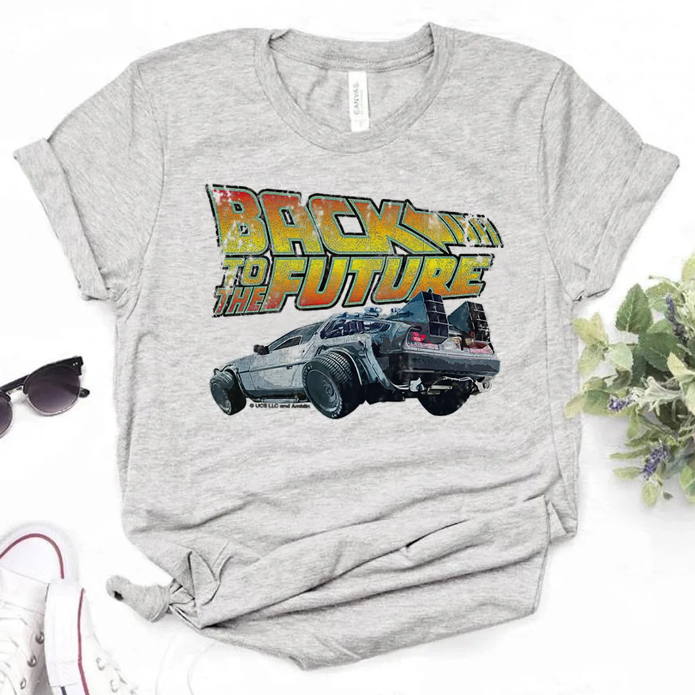 Back to the Future t shirt women graphic t shirt girl Japanese clothes