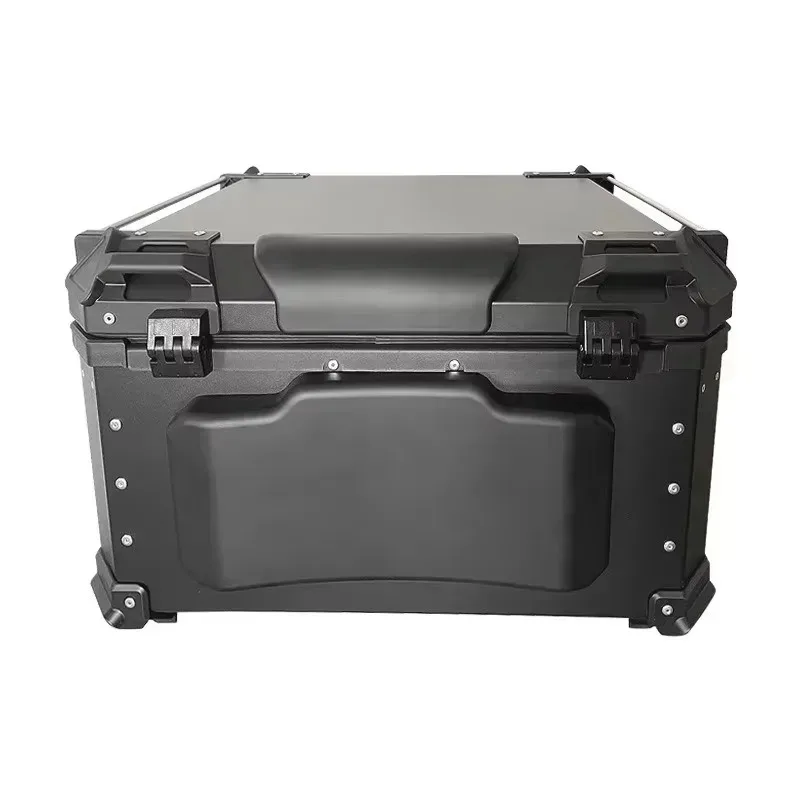 Universal para Moto cubierta superior trasera caja equipaje cojín respaldo motocicleta pasajero respaldo trasero autoadhesivo a prueba de golpes