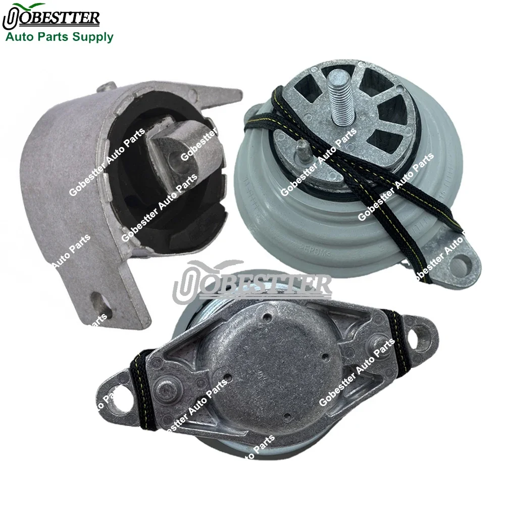 Sets of Engine Motor Mount Gearbox Transmission Mount Kit for Jaguar XF XJ X351 2010- XF 2009-2015 4WD AWD 3.0L C2D19070,C2P8353