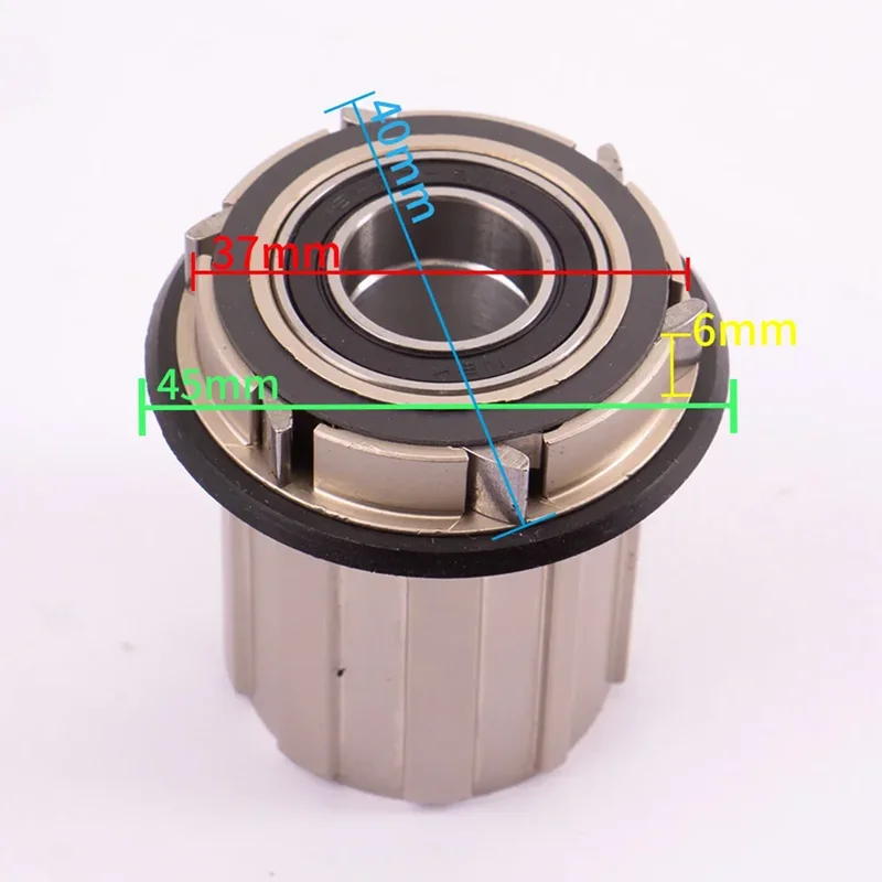 Комплект колес ZTTO MTB E-Bike P3 с 6-пальцевой системой, совместимый со сменным редуктором для велосипедов с креплением под ось 135x10 QR и 142x12 Thru Axle, подшипники C