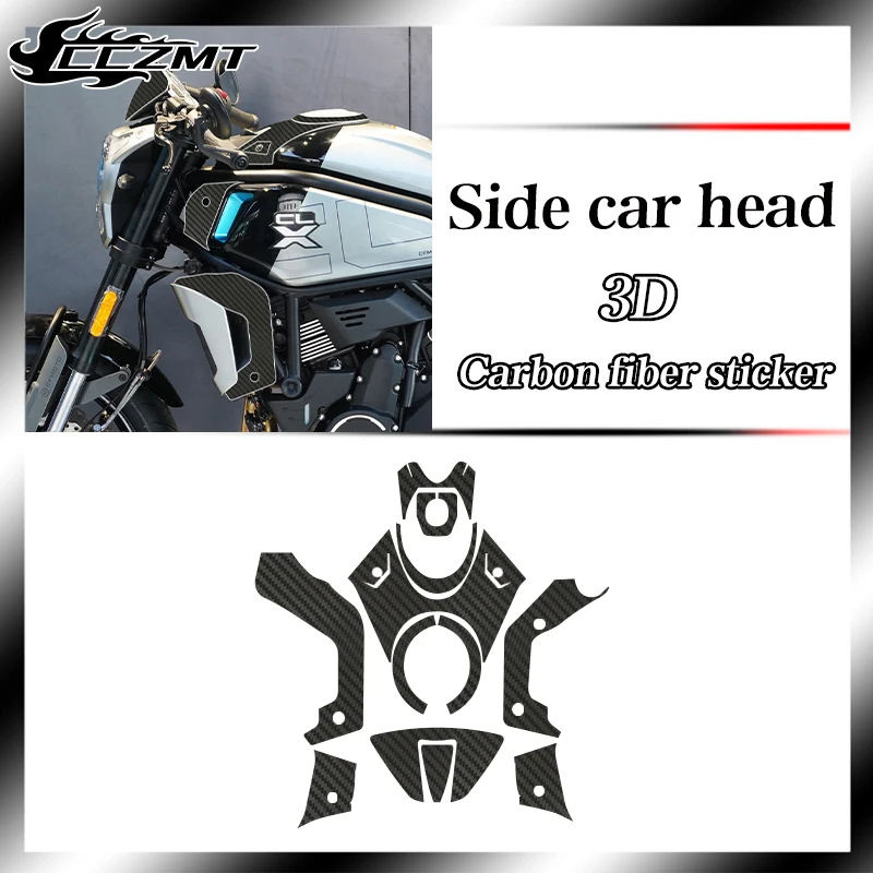 For CFMOTO 700CLX sticker 3D carbon fiber protective sticker full body decal film anti scratch decoration modification