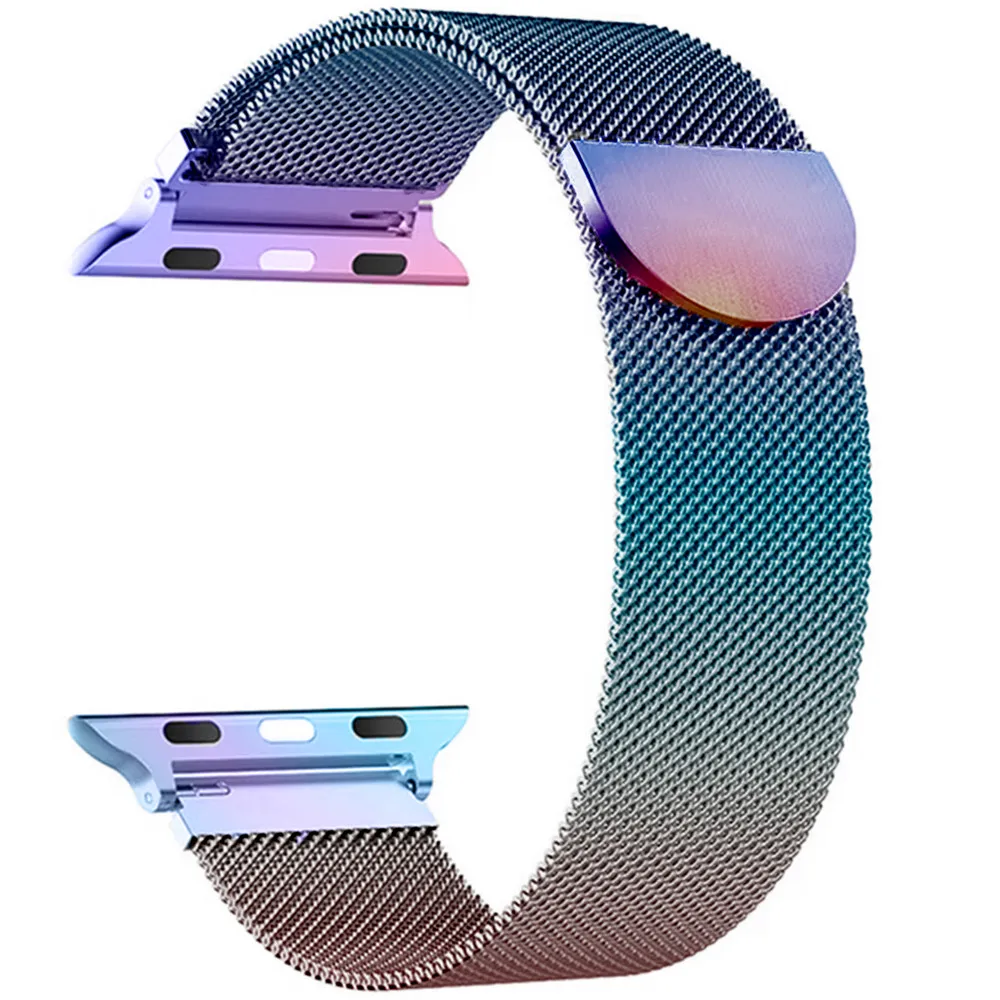 Milanese-Armband für Apple Watch Bänder 49mm 45mm 44mm 42mm 41mm 40mm 46mm Armband iWatch Series 11 10 6 5 SE 7 8 Ultra 1-3 Correa