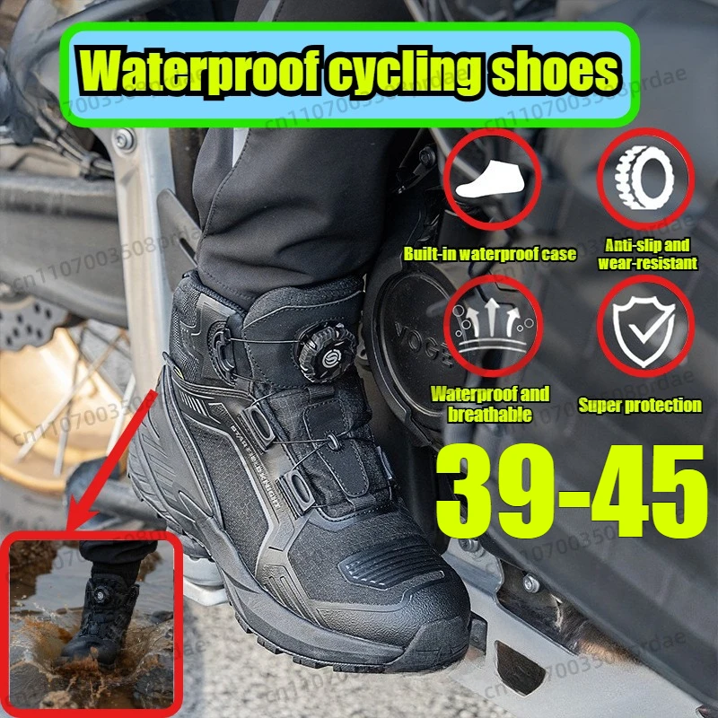 

Star Field Knight Motorcycle Protective Boots Waterproof Shoes Breathable Enhanced Protection Riding Gears Non-slip Anti-fall