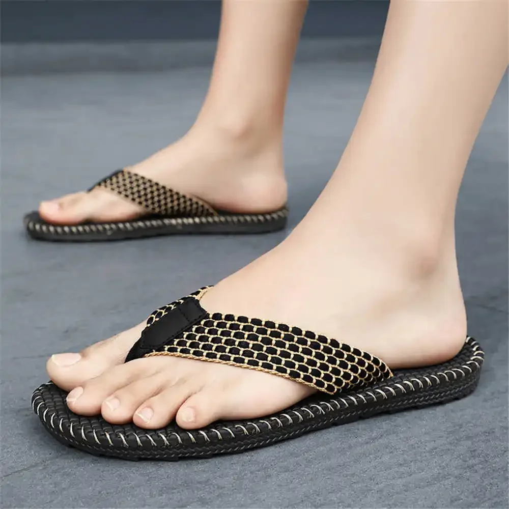 Flat-heeled Big Size Men's Sneakers 47 Size Slippers Summer Shoes Hawaiian Sandal Sport Advanced New Year's Special Wide