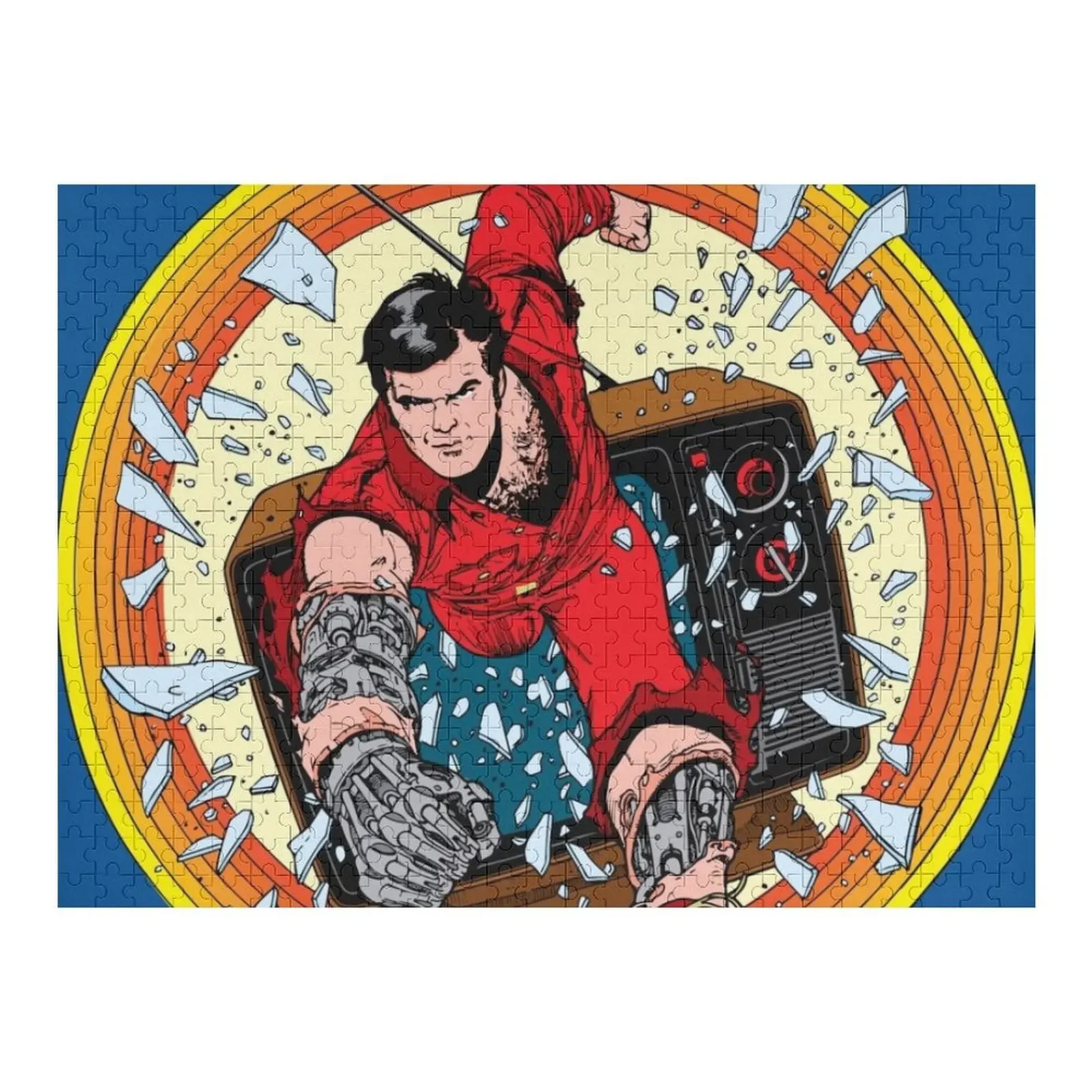 

Человек на шесть миллионов долларов - цветной пазл с деревянными животными, персонализированные деревянные животные, персонализированные для детей, пазл