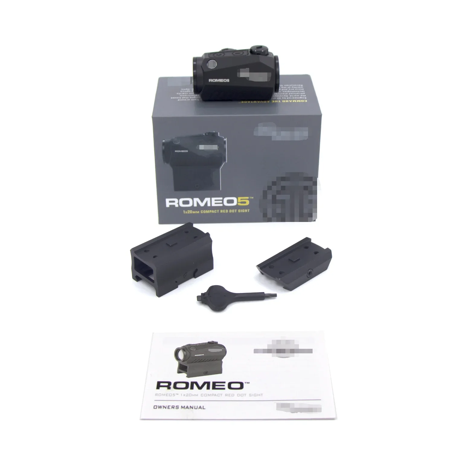 Originale Romeo5 1x20mm compatto 2 Moa Red Dot Sight Airsoft cannocchiale da caccia con movimento Activated-SOR52001