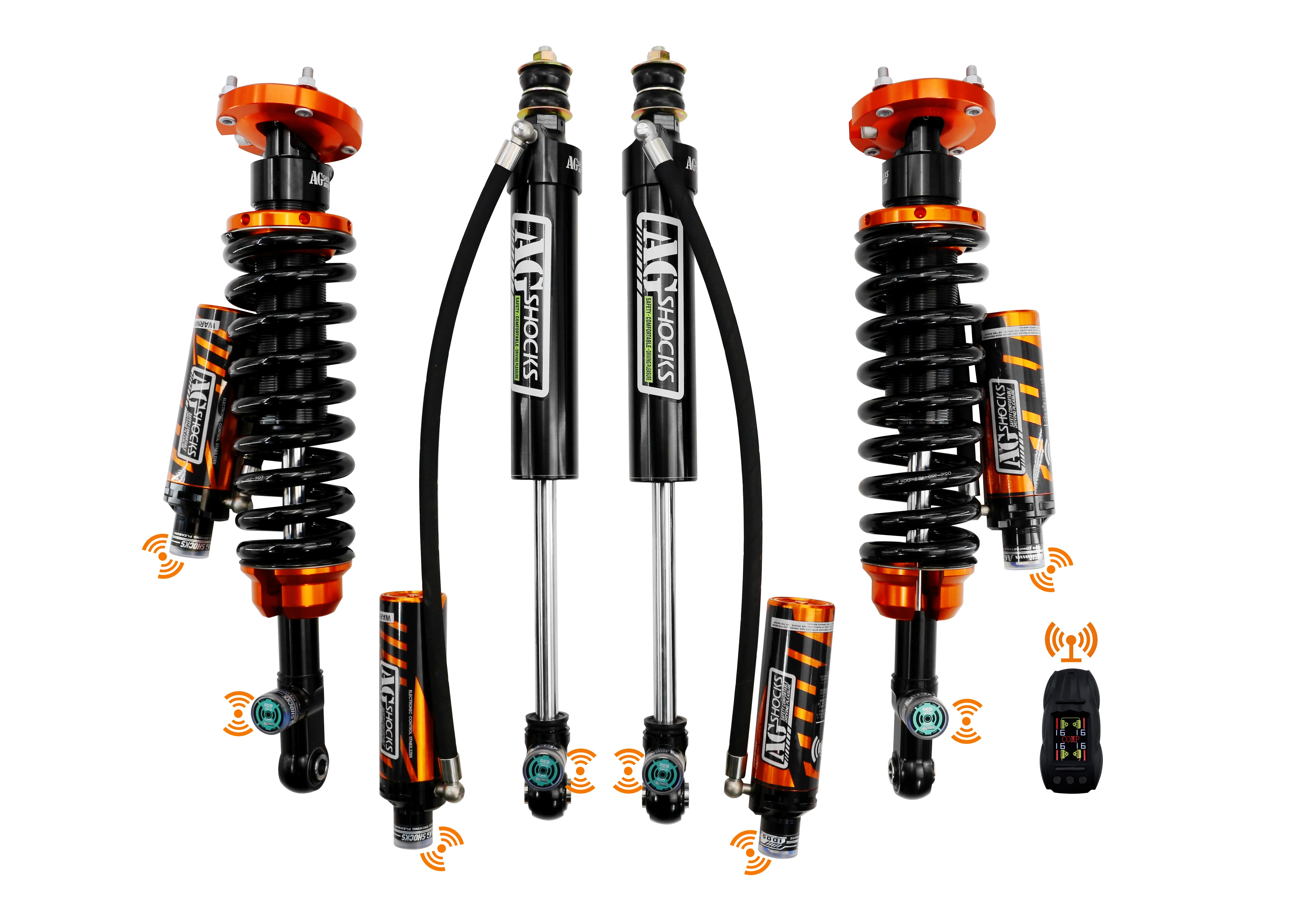 Agshocks LC200 Off-Road Aluminum Coilover Suspension Shock Absorber-New 2-Year Warranty Lift Kit Front/Rear