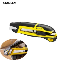 Stanley STHT10501 Construction Knife Multipurpose Utility Knife Slide Snap-off Blades 18mm with Blade Breaker Quick Replacement