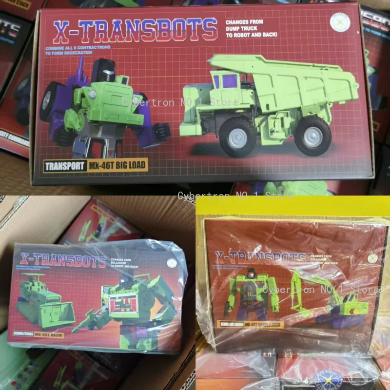 

Transformer Toys X-Transbots MX-44T/ 45T/46T Gravedigger/Razer/Big Load Youth Version G1 Scavenger/Bonecrusher/Long Haul Figures