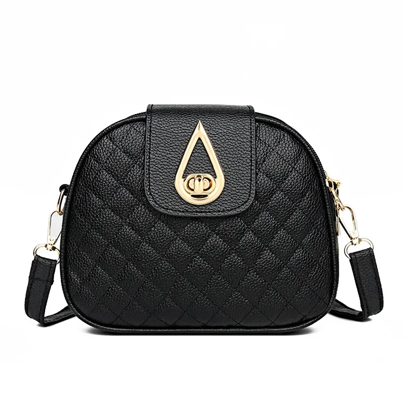 Mulheres pequeno quadrado saco nova moda textura diamante embreagem três camadas mensageiro ombro crossbody bolsa de luxo