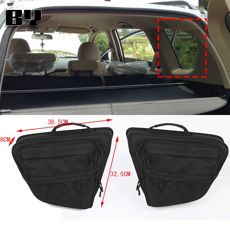 

Rear Trunk Side Storage Bag For Toyota RAV4 2006-2012 Trunk Cargo Tool Organizer Luggage Bag Interior Accessories