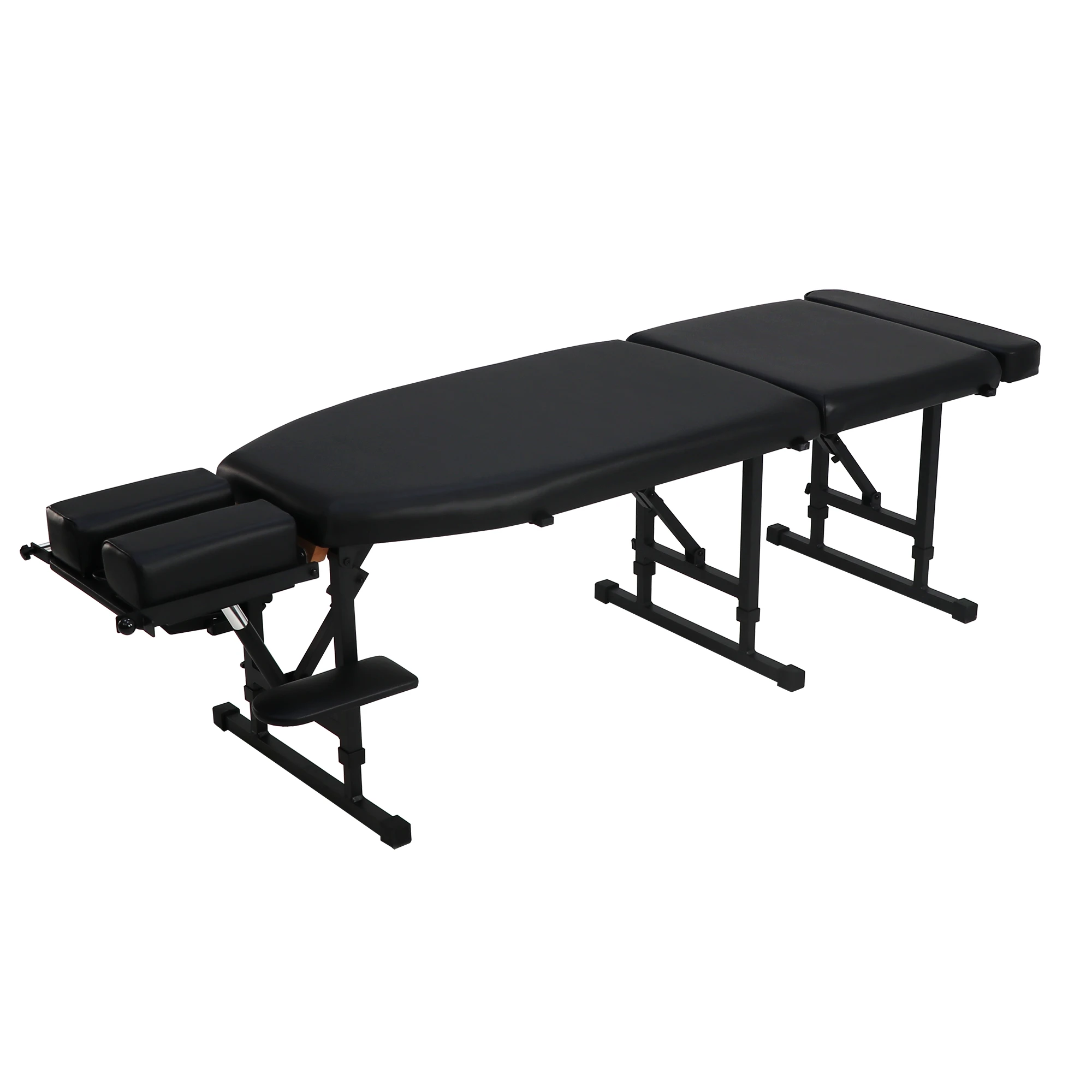 Folding Lightweight Foldable Chiropractic Treatment    Chiropractic Treatment Bed Adjustment Manual Drop