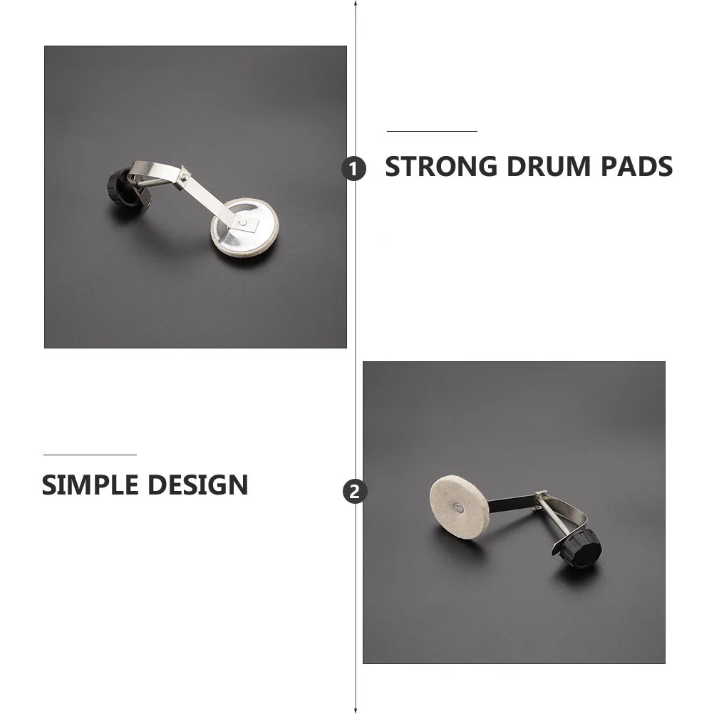 

1 set 1 Set Pad Bass Accessory Bass Drum Accessory For Drum Kit Snare Cowbell Instrument Parts Noise Reduction Dampening Mat