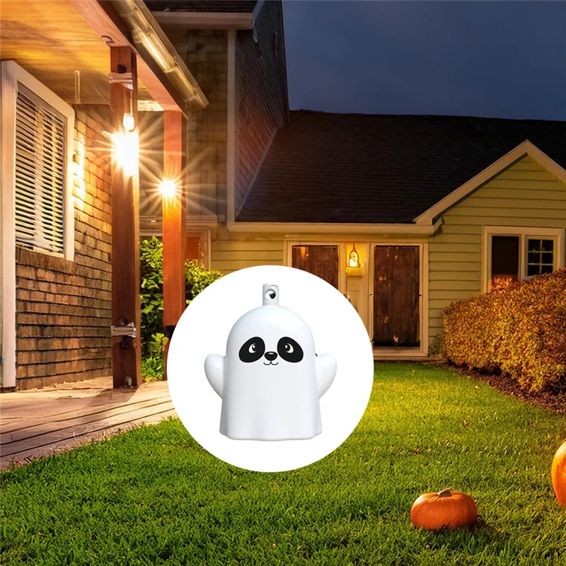 Halloween fantasma alarme pessoal anti lobo alarme proteção de segurança flash dispositivo de alarme de relatório pessoal