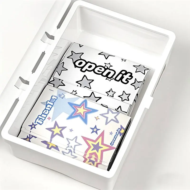 Original simple packaging sealing sticker unboxing tips Creative star y2k affordable sticker decoration