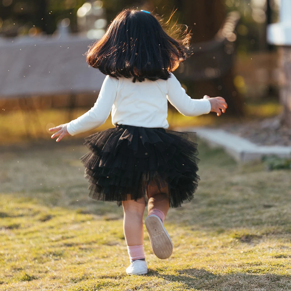 Baby Mädchen Tüllrock für Mädchen Tutu Prinzessin Ballkleid Pettiskirt Ballett Tanz Kinder Party/Geburtstag 6-lagiger Tüllrock 1-7 Jahre – Detail 6