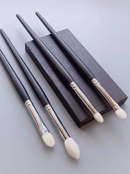 Eyeshadow Blending Brush Luxury Natural Fine Goat Hair Ebony Handle Eye Shadow Makeup Brushes Beauty Tools