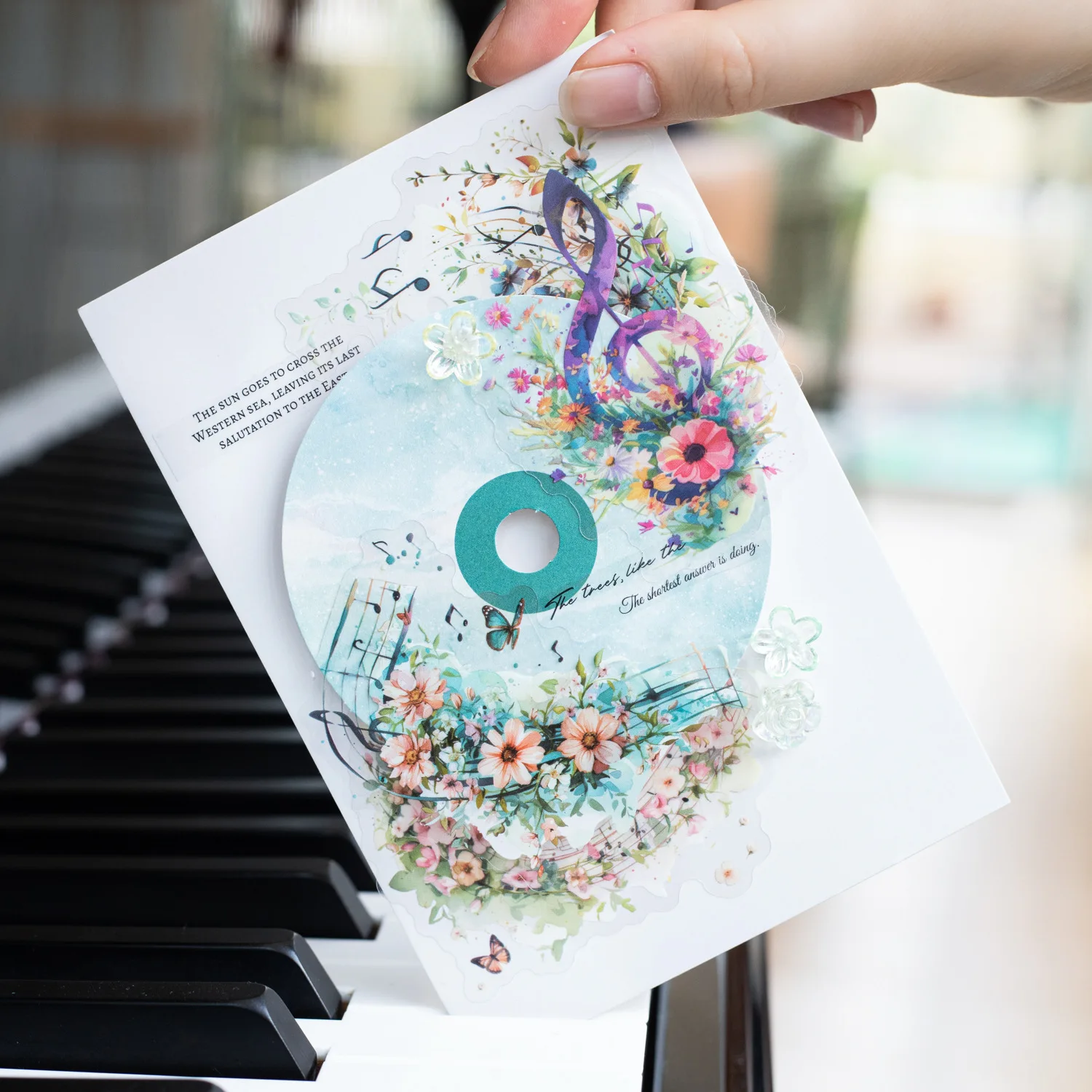 15pcs/1lot Kawaii Stationery Stickers Spring Ballad Collection Diary Decorative Stickers Scrapbooking Craft Stickers