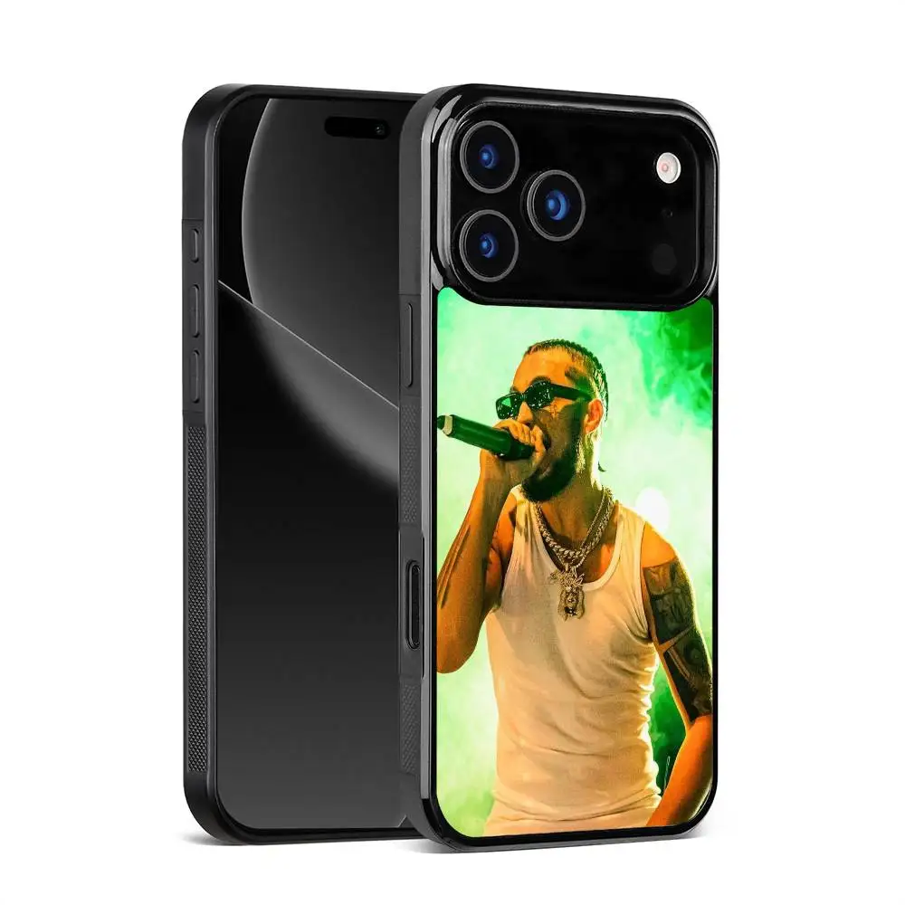 Funda de teléfono Jc R-Reyes Tour Rap Singer para IPhone 17 16 15 14 13 12 11 Pro Max Plus Mini Plus, Funda protectora de superficie de espejo duro