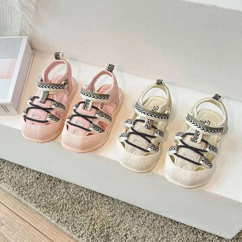 Summer Children Casual Sneakers for Baby Girls Boys Sandals Soft Soled Anti Slip Infant Toddler Shoes Kids Barefoot Beach Shoes