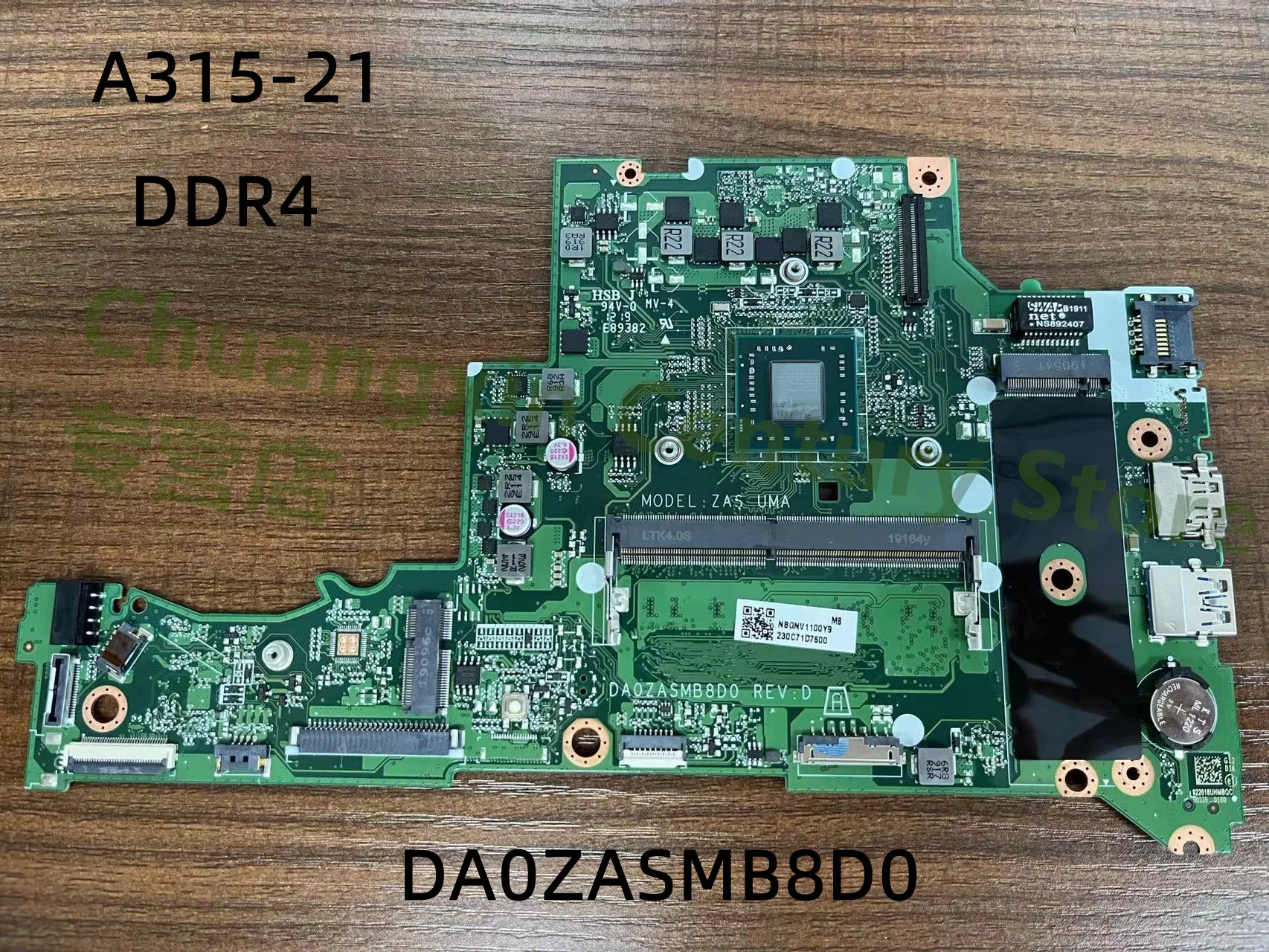 DA0ZASMB8D0/DA0ZASMB8D2 For Acer Aspire laptop motherboard A315-21 CPU: E2 A4 A6 A9 RAM: 4GB 100% fully tested and shipped